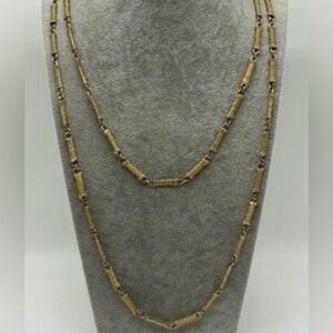Stunning vintage gold tone accessocraft NYC signed necklace